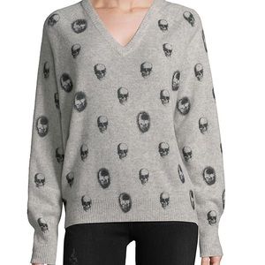 Grey Skull Cashmere Jamie Sweater